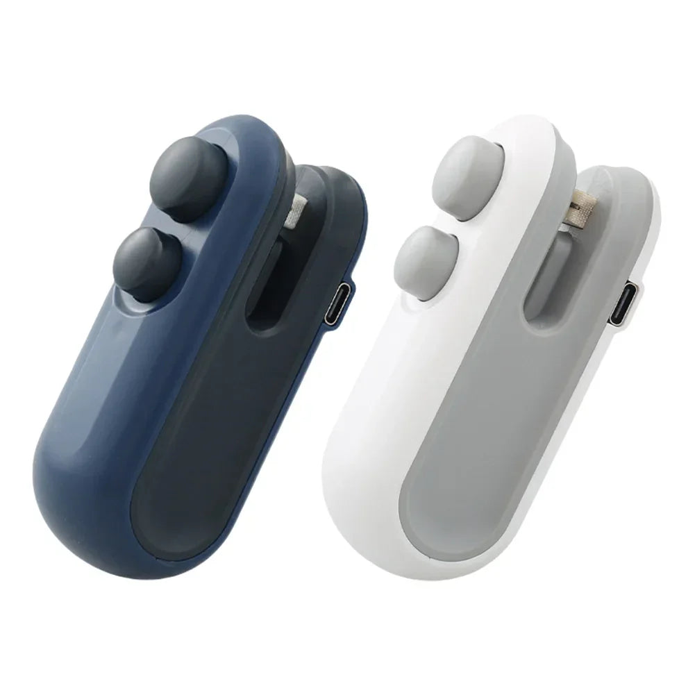 Mini Selador Automático Portátil - Mantenha seus Alimentos Frescos em Qualquer Lugar!