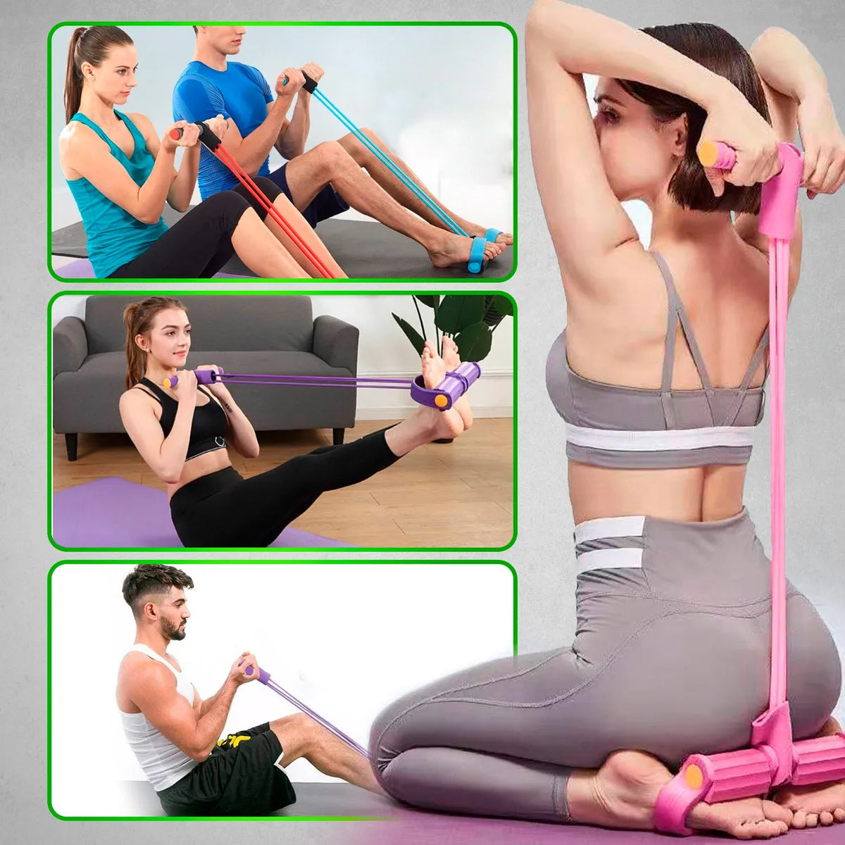 Elástico de Treino FlexPower – Resistência Versátil para Movimentos Suaves em Casa