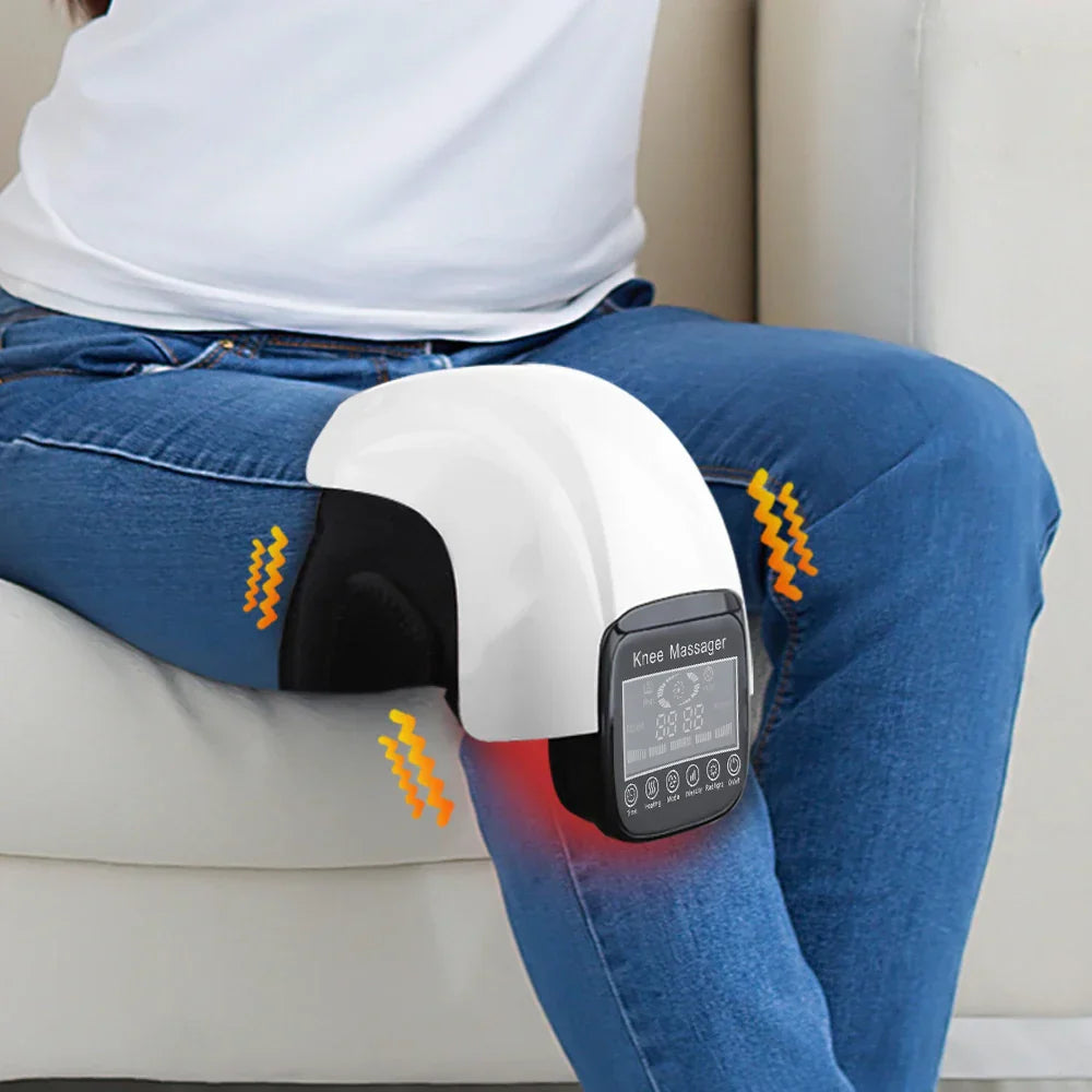 Massageador de Joelho com Tecnologia Infravermelha – Conforto e Relaxamento para Articulações