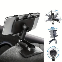 Suporte para Celular no Painel do Carro 360° – Ajuste Universal com Base Giratória Compatível com Diversos Modelos de Smartphones