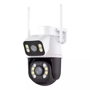 Câmera Dupla Externa Wi-Fi IP à Prova D’Água 4MP