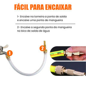 Bico Esguicho de Mangueira | Jet-Turbo™ - 7 Funções com Jato Concentrado