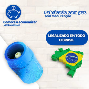 Válvula de Retenção Anti-Retorno 3/4" PVC para Sistemas Hidráulicos