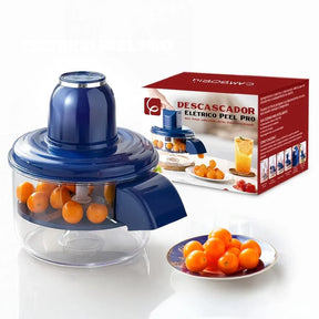 Descascador Elétrico Automático 3 em 1 – Para Uvas, Alho, Tomate e Frutas Pequenas
