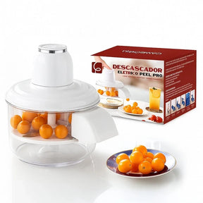 Descascador Elétrico Automático 3 em 1 – Para Uvas, Alho, Tomate e Frutas Pequenas